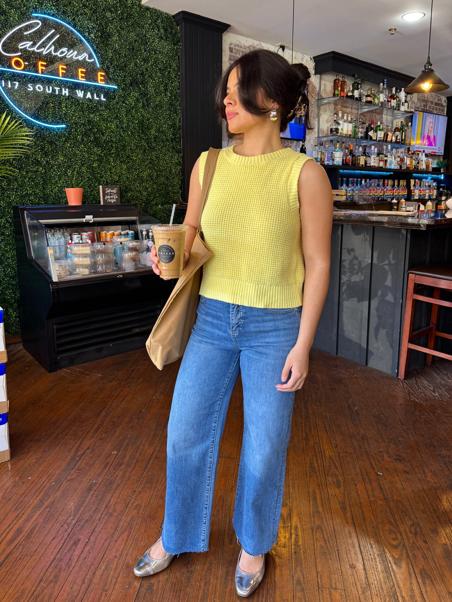 Sunshine Open Back Knit Top