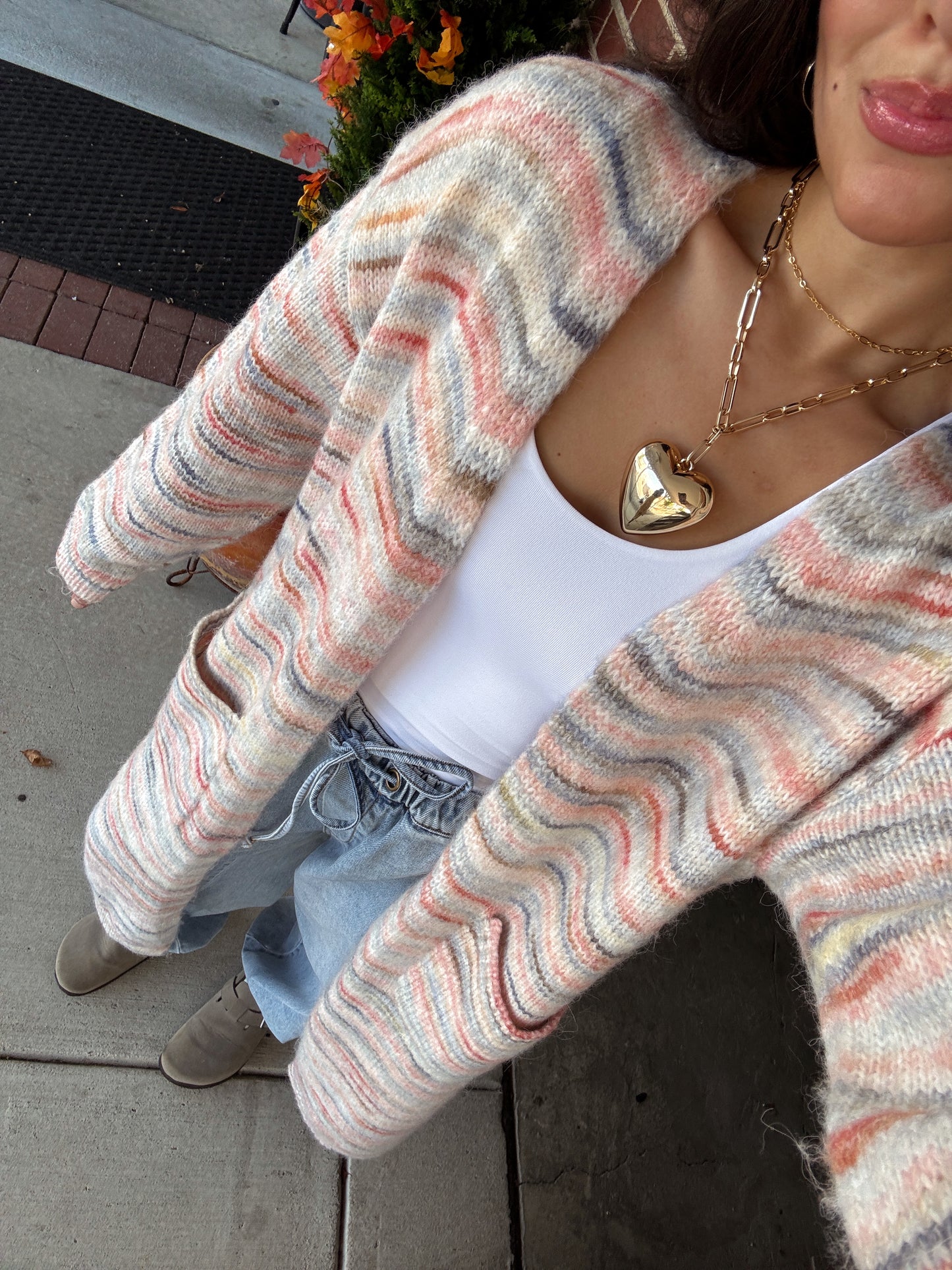 Skittles Open Midi Cardigan