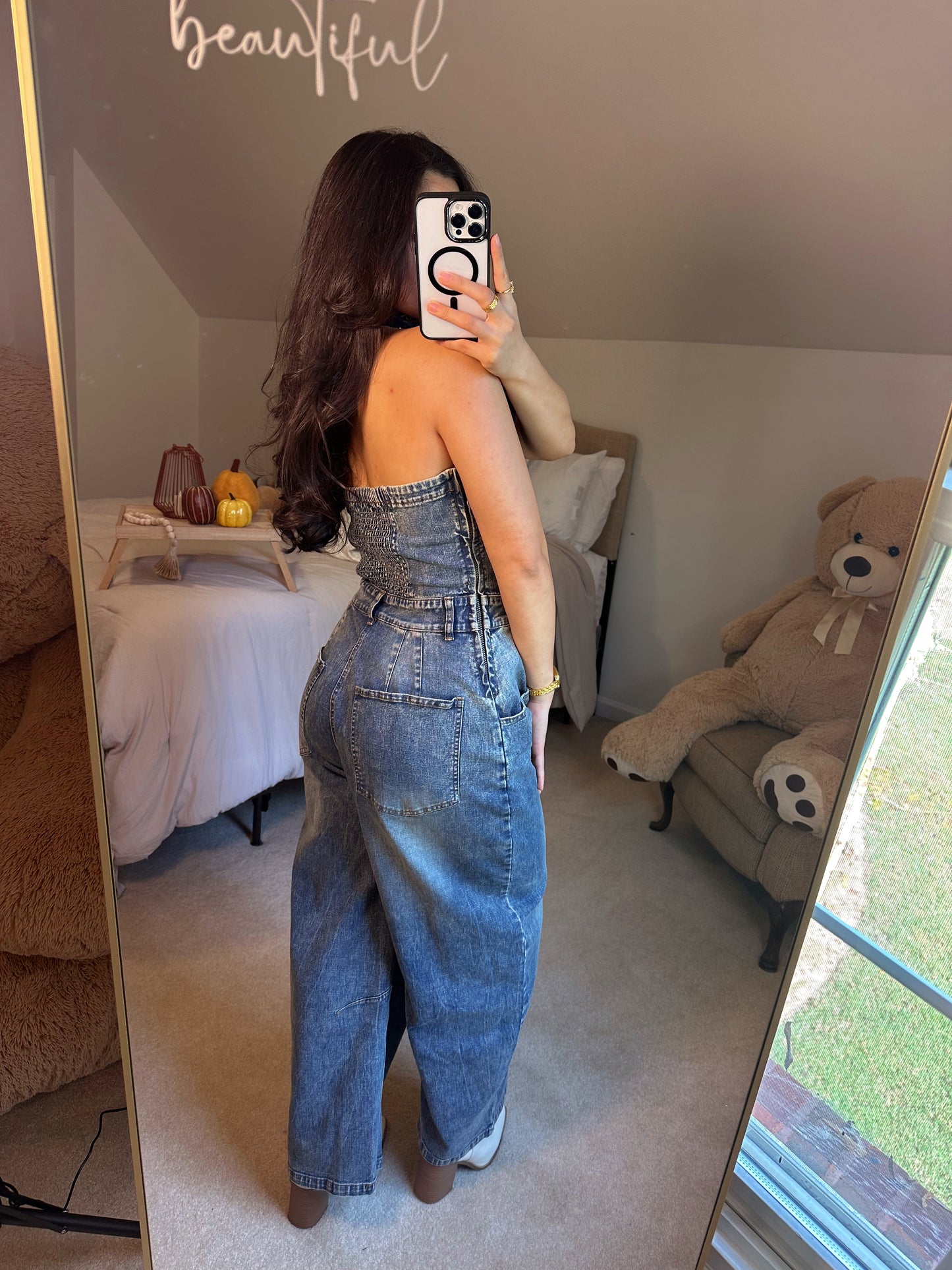 Downtown Denim Barrel Jumpsuit