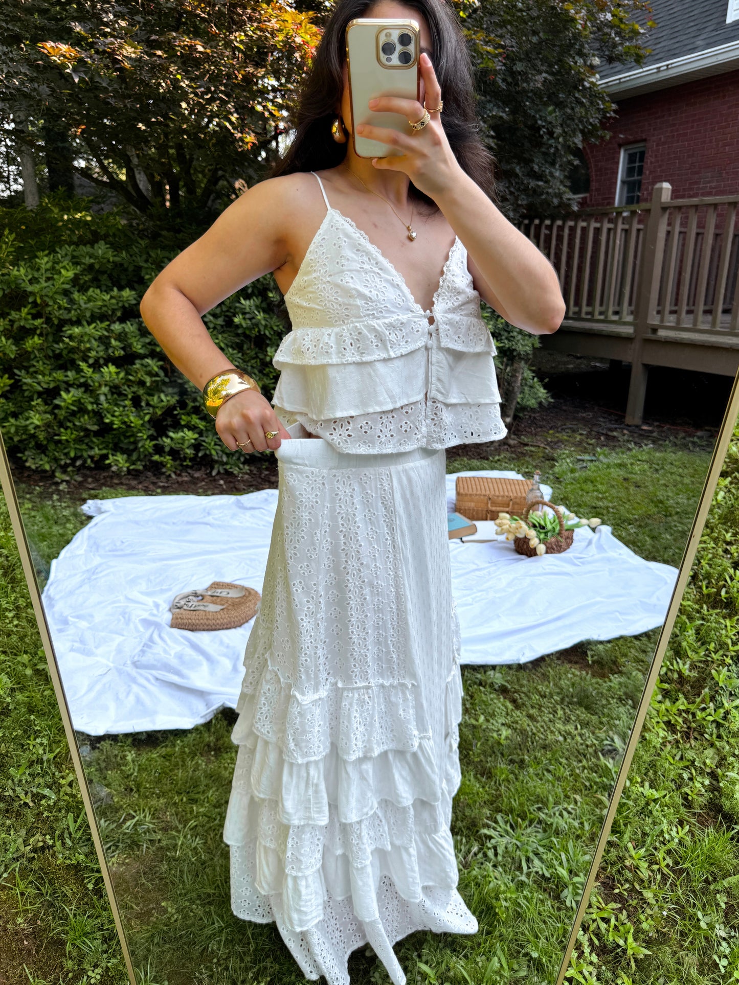 Boho Princess Top & Skirt Set