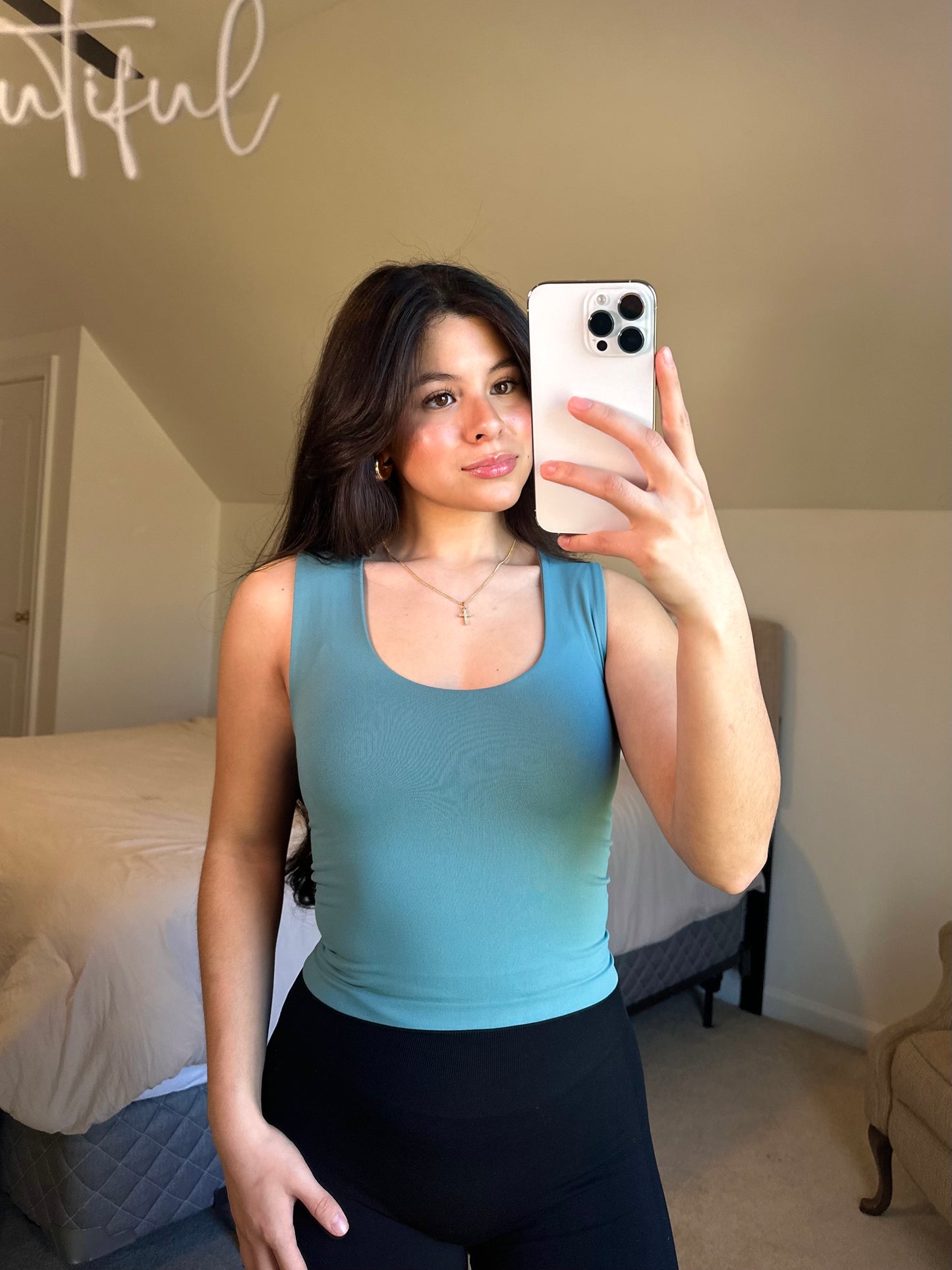 Teal Buttery Soft Tank