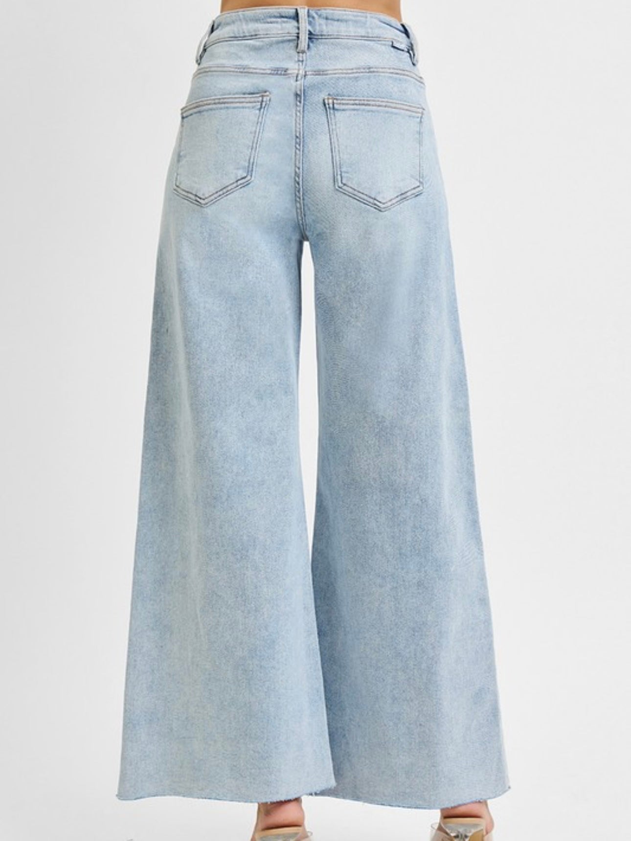 Light Wash Wide Leg Jeans