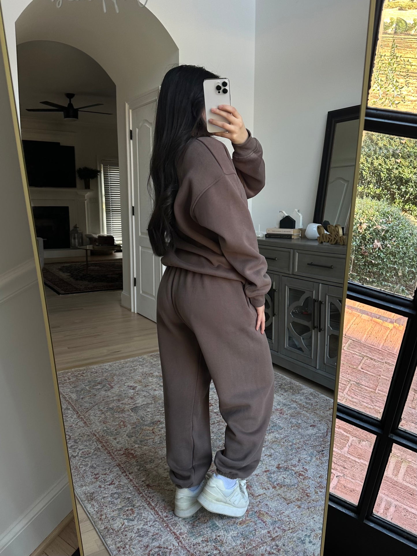 Brown Oversized Sweatpants