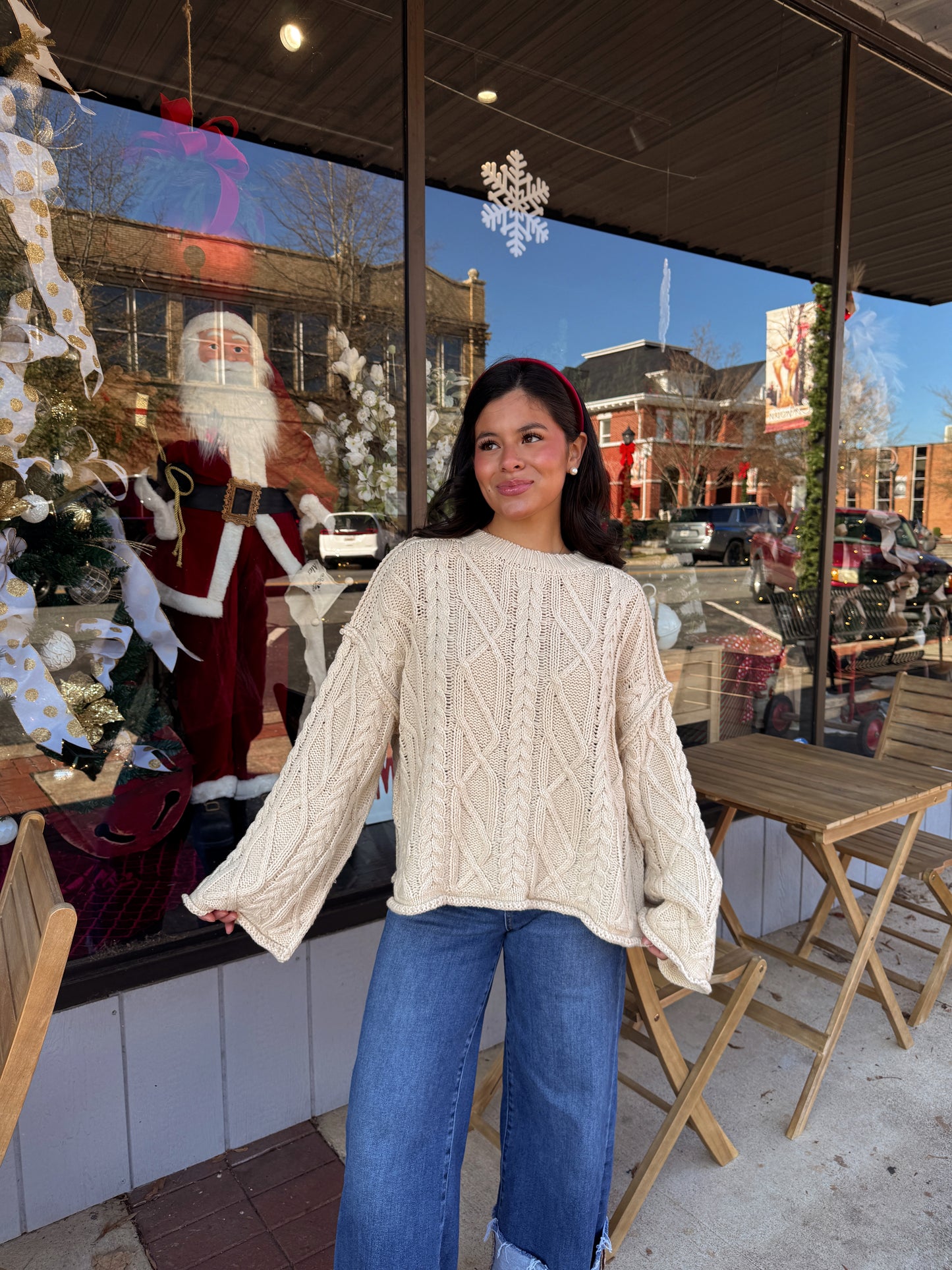 The Cream Rouge Cable Knit Sweater