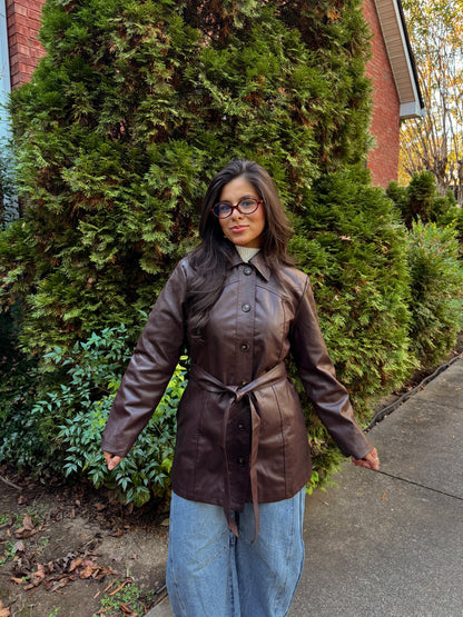 Midnight Brown Heritage Trench Coat