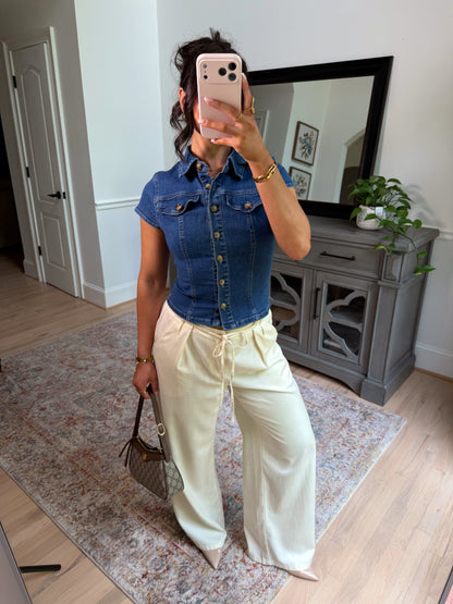 Clean Slate Cream Pants