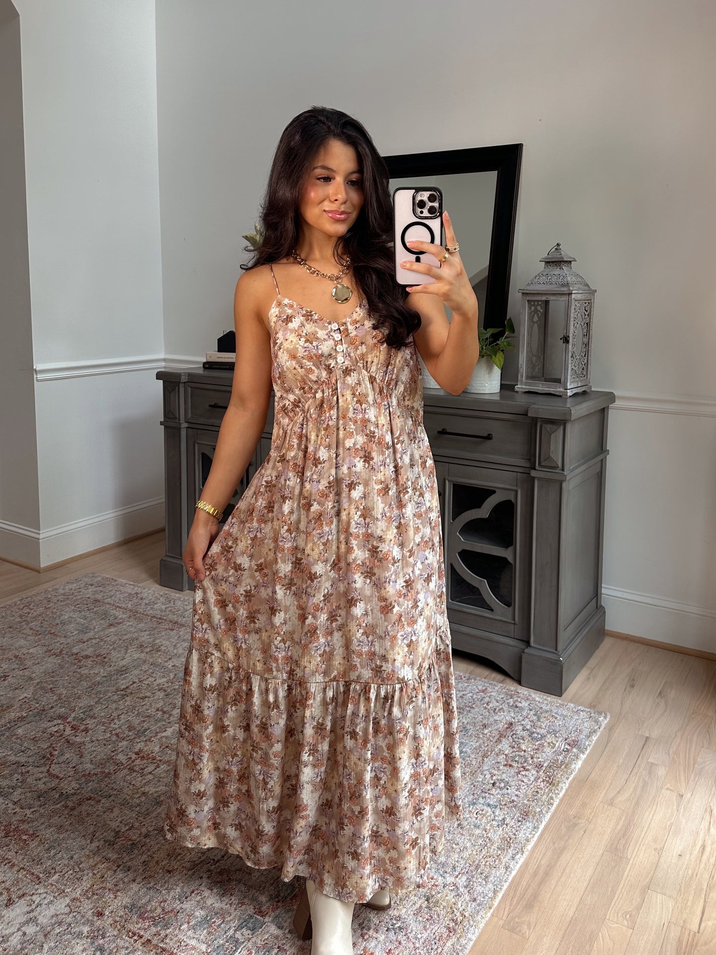 Harvest Breeze Floral Dress