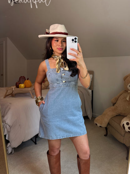 Denim Empire Mini Dress