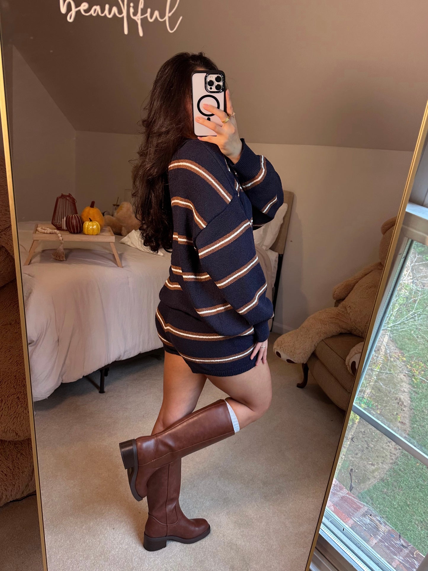 Midnight Mocha Knit Set