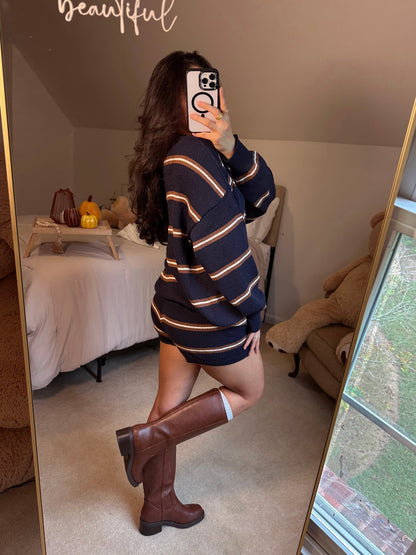 Midnight Mocha Knit Set