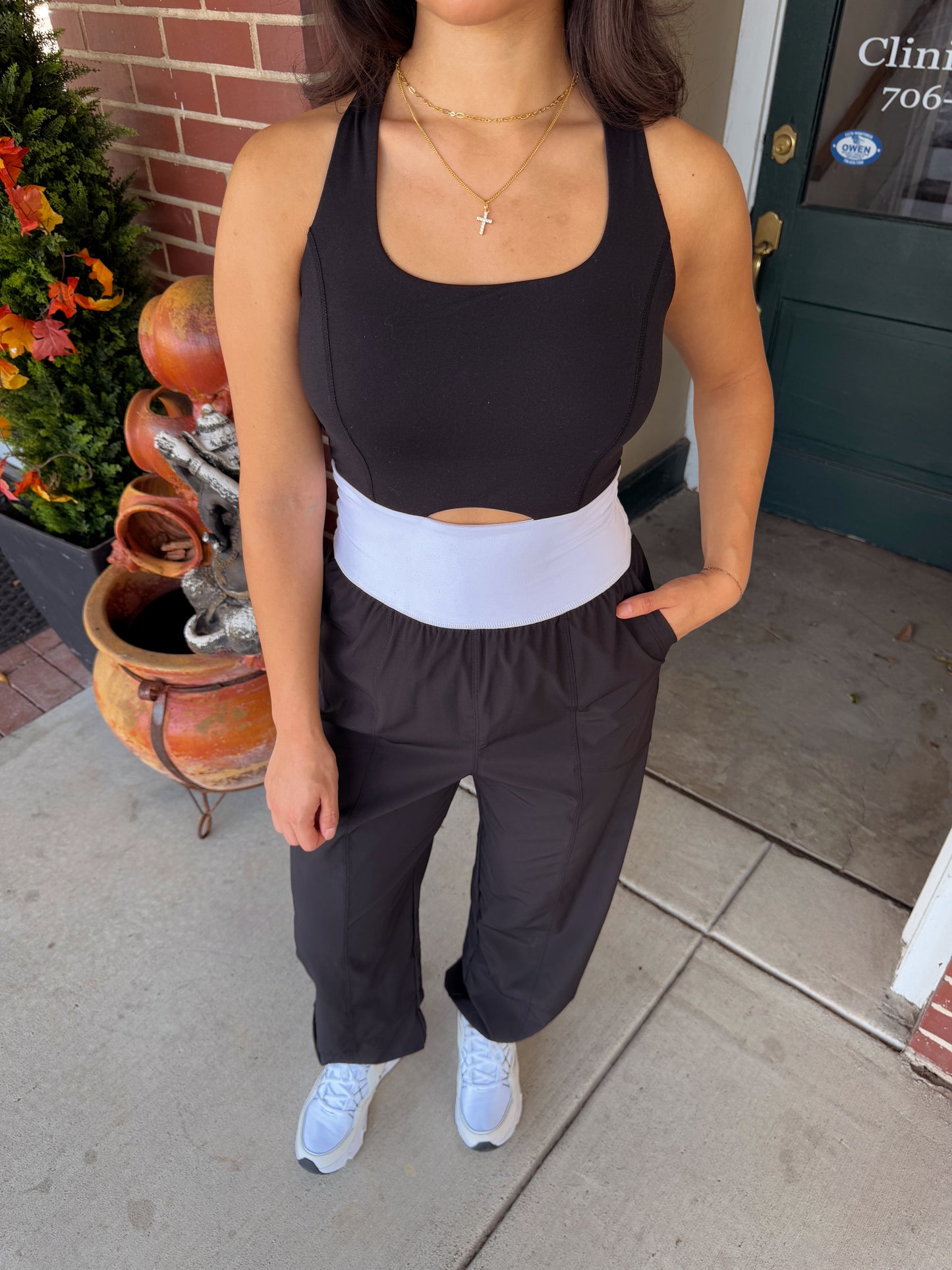 Black & White It Girl Jumpsuit