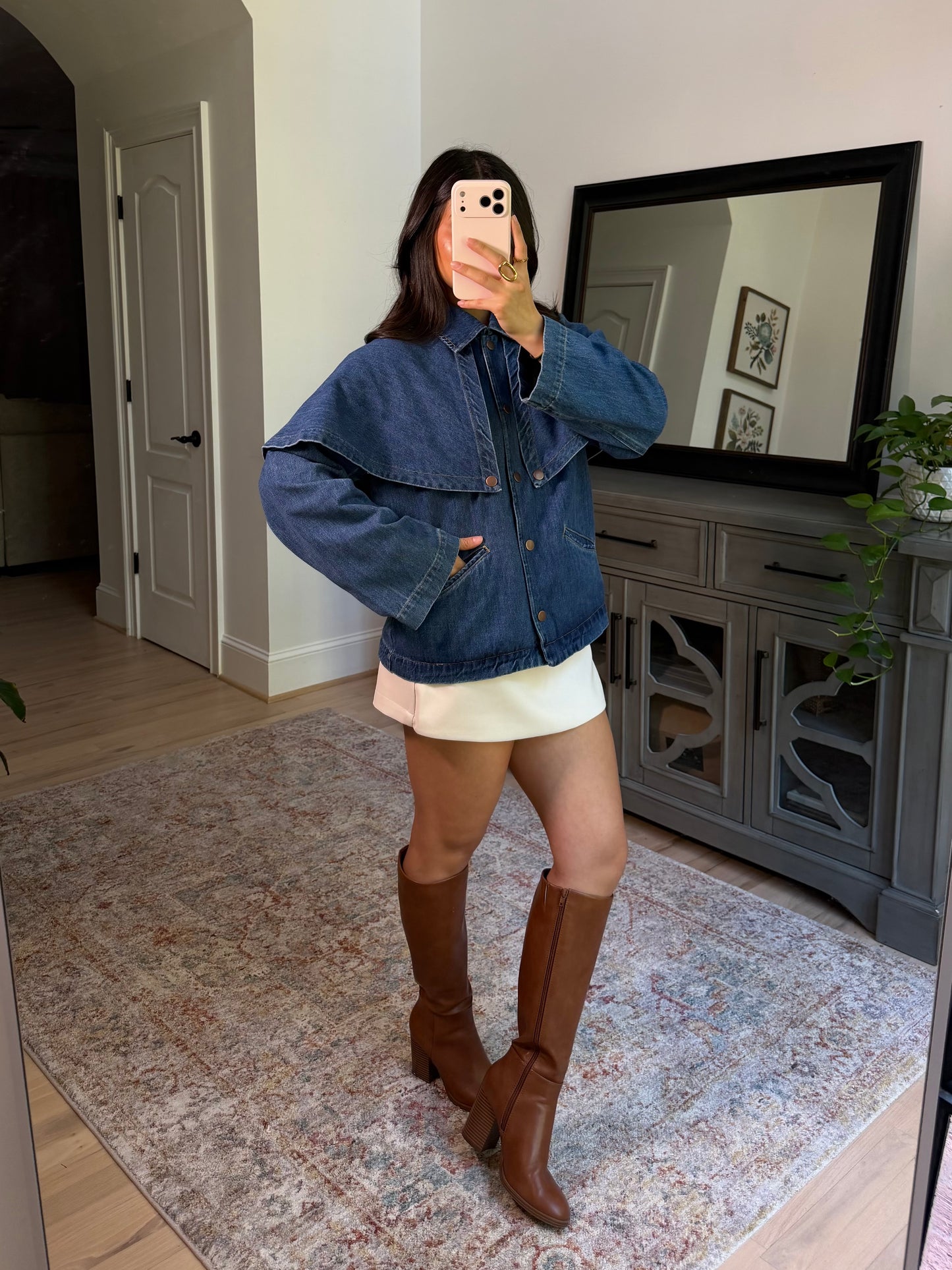 Bluebell Denim Cape Jacket