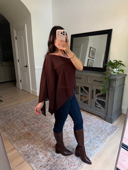 City Girl One-Shoulder Top