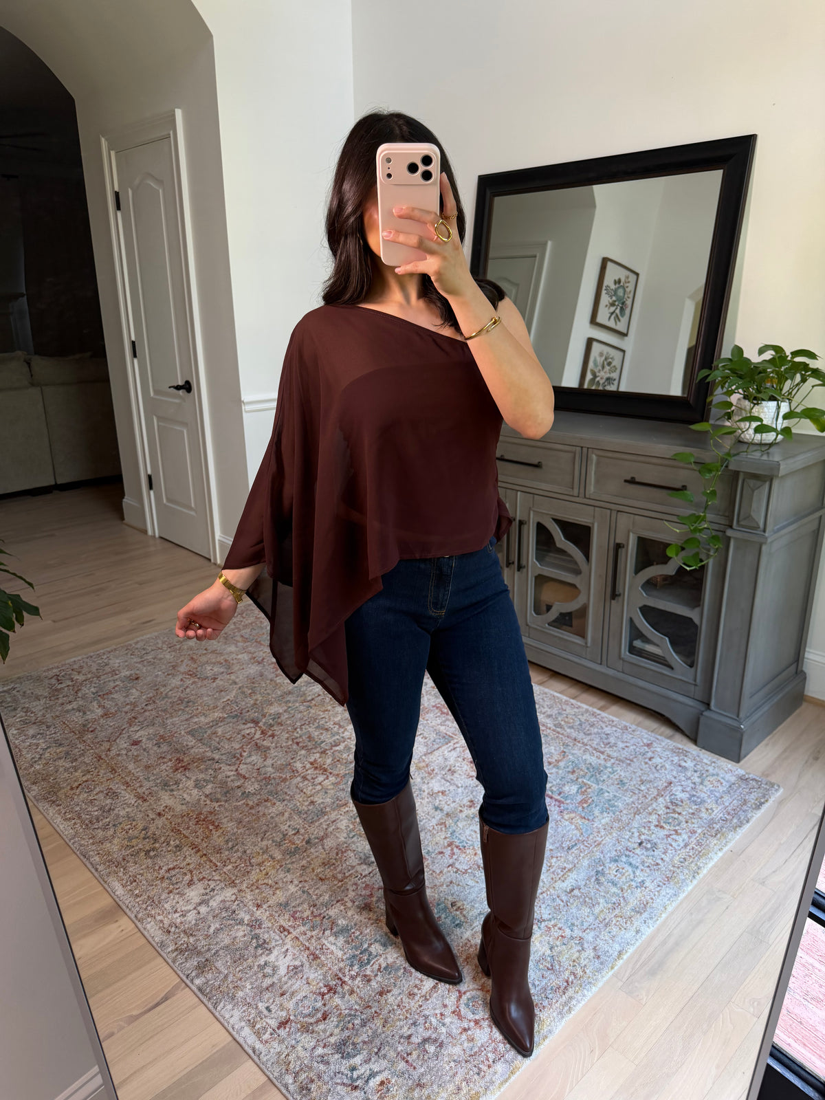 City Girl One-Shoulder Top