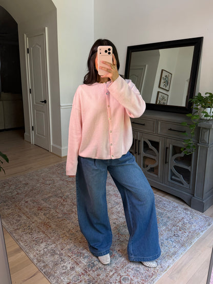 Baby Pink Cardigan