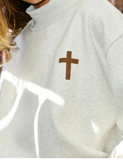 JESUS SAVES Reversible Mockneck