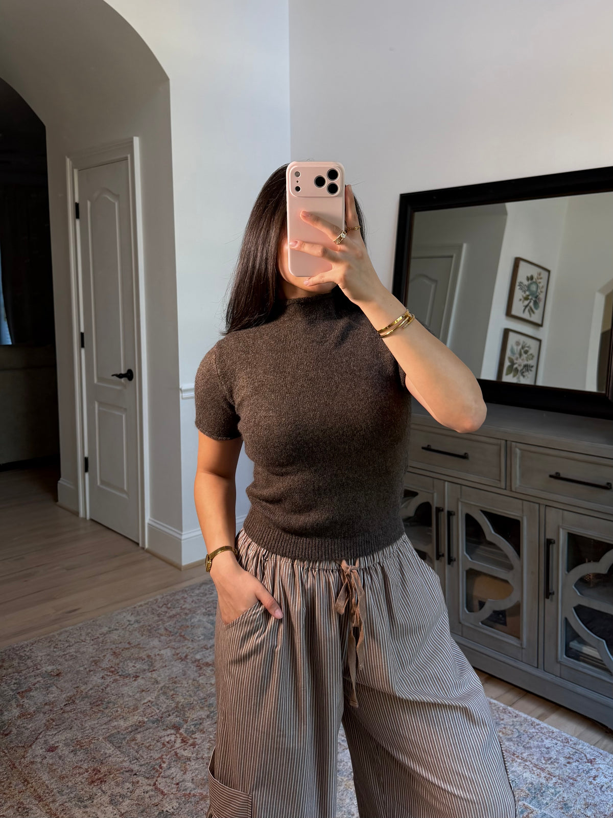 Brown Hour Sweater Top