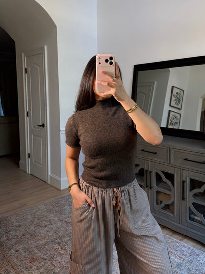 Brown Hour Sweater Top