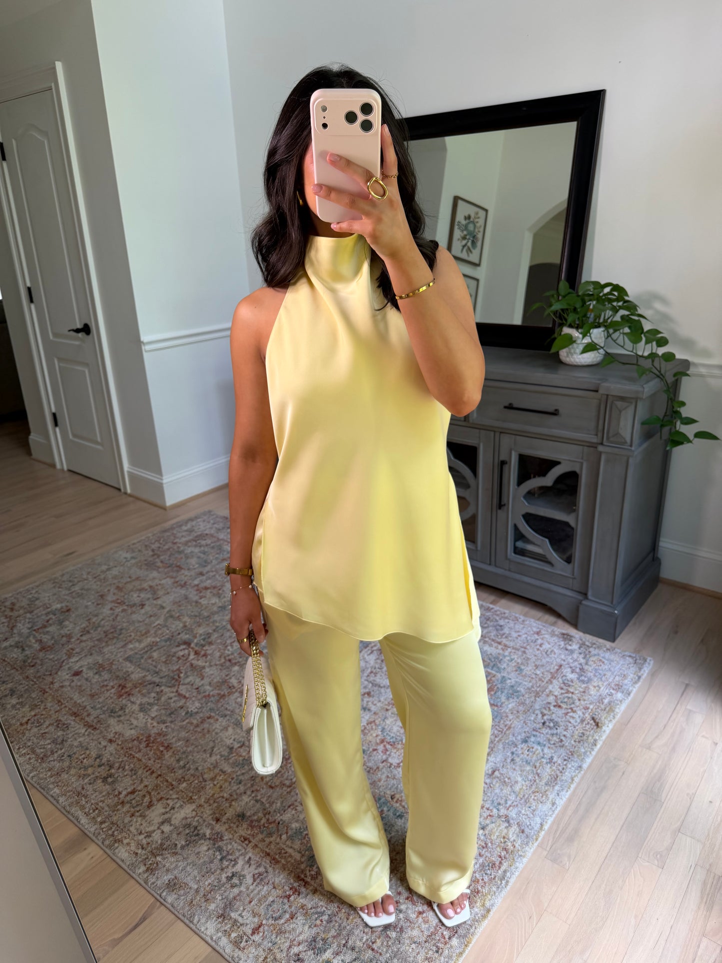 The Daisy Lane Satin Top & Pant Set