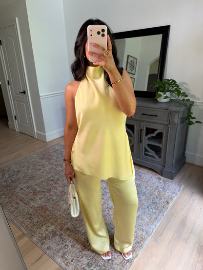 The Daisy Lane Satin Top & Pant Set
