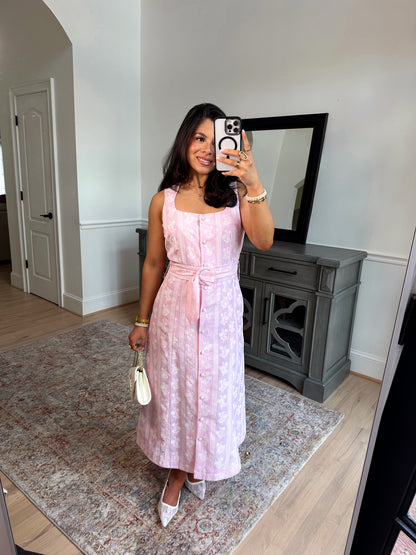 Rosalie Belted Midi Dress