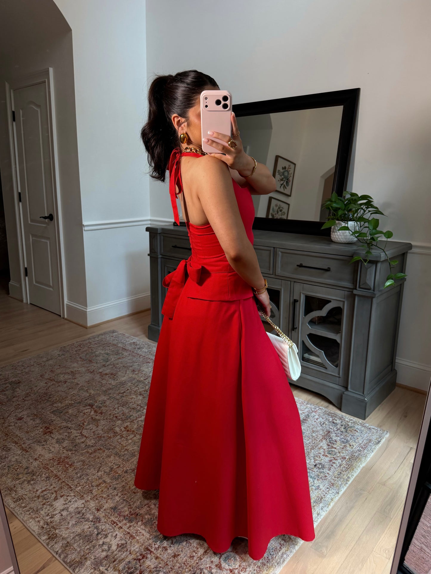 Love Letter Red Top & Skirt Set
