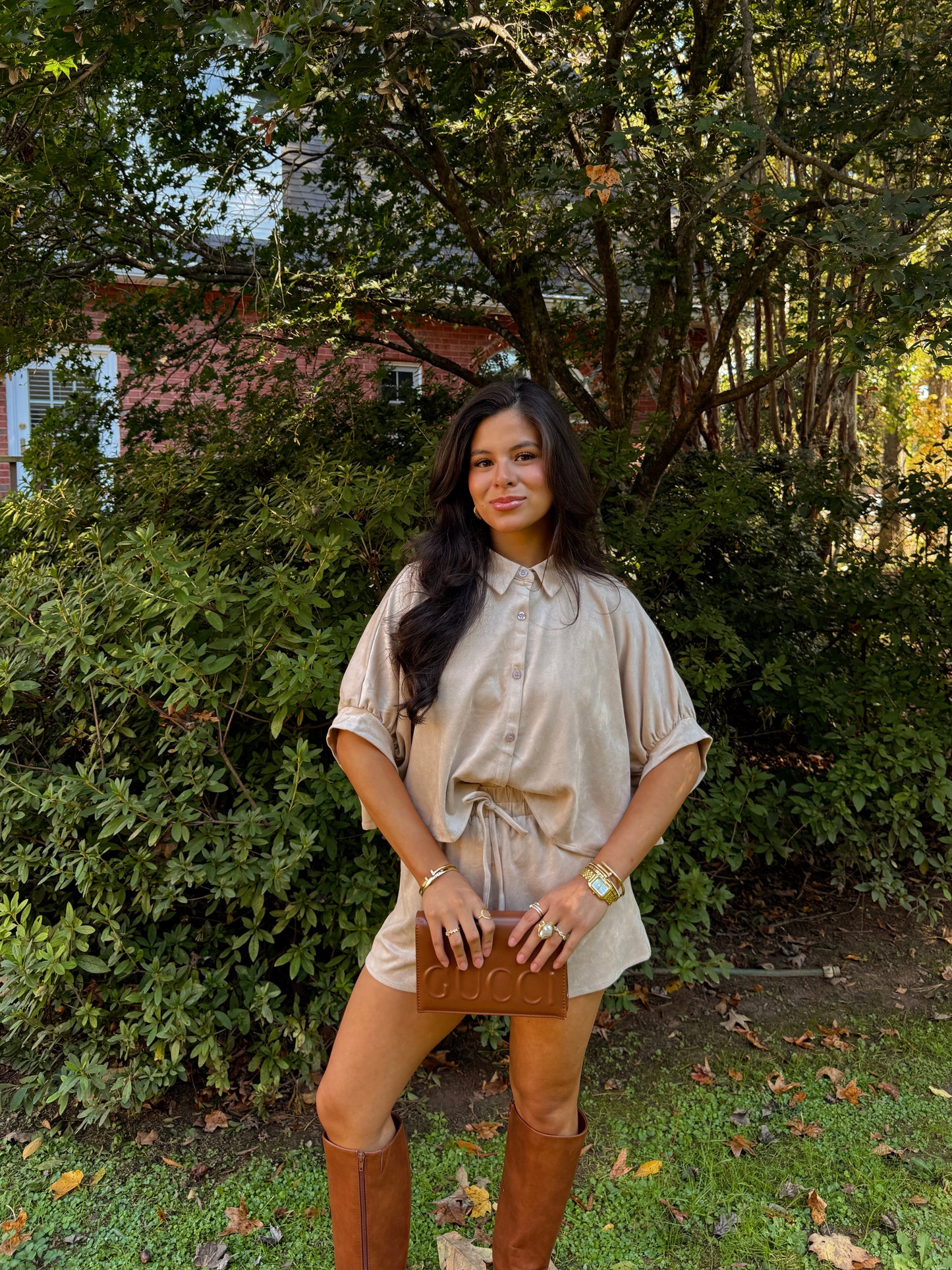 Here For Seconds Suede Set