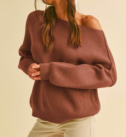 Gingerbread Slouchy Sweater