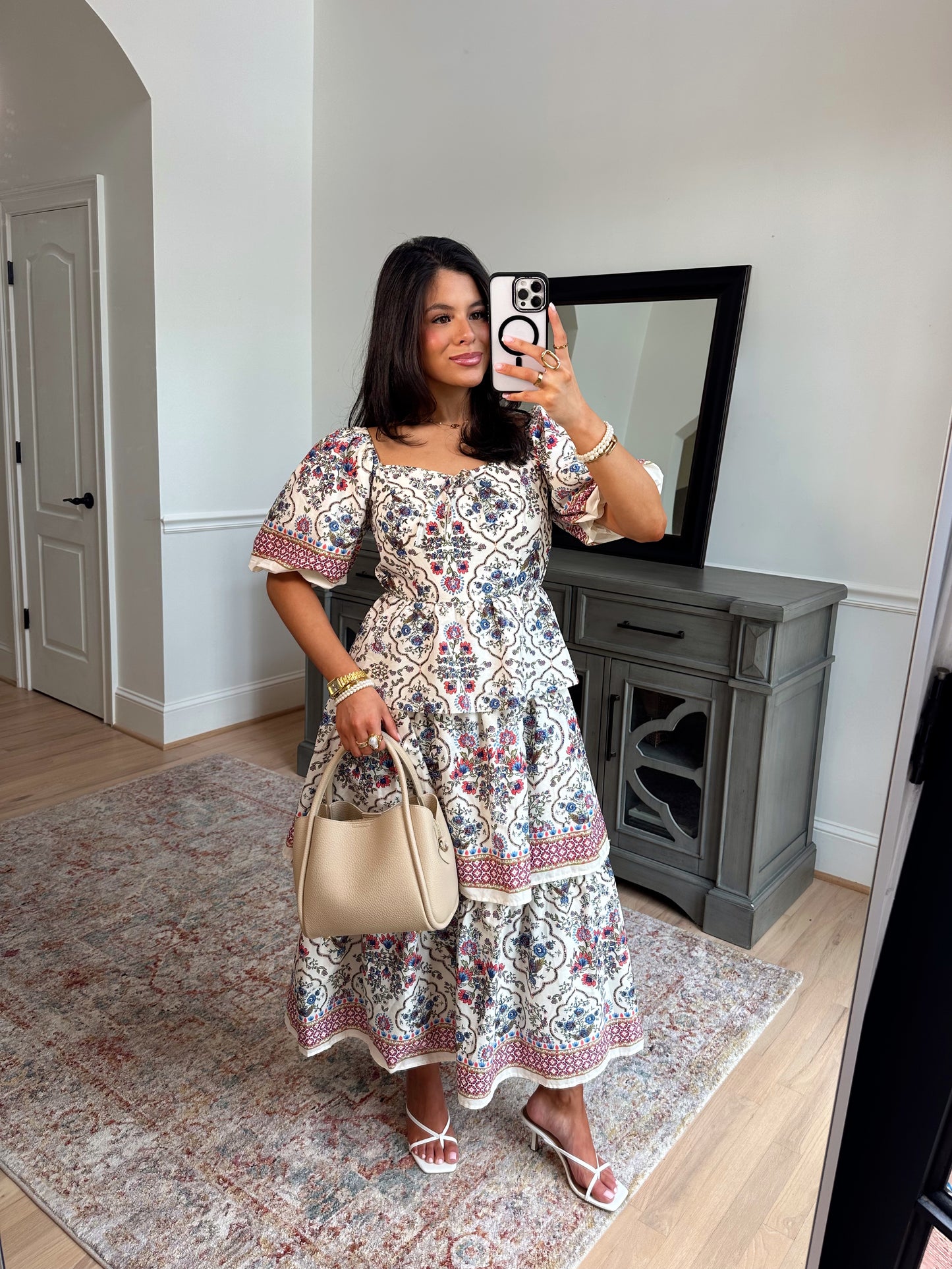 Camille Vintage Midi Dress