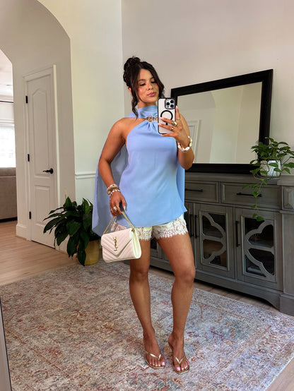 Golden Tide Drape Top