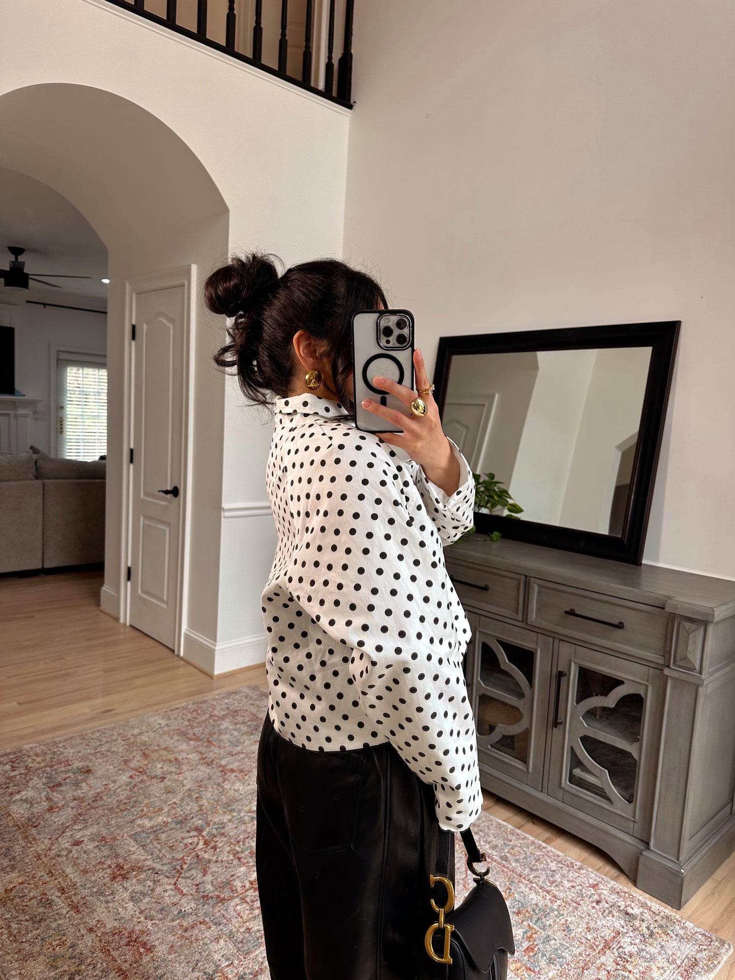 The Juliette Polka Dot Jacket Top
