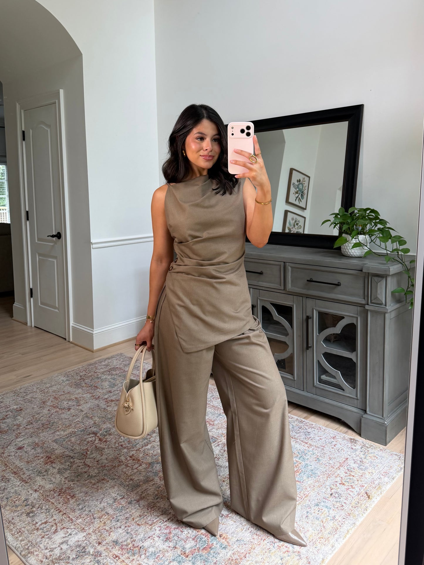 The Chestnut Mocha Top & Pant Set