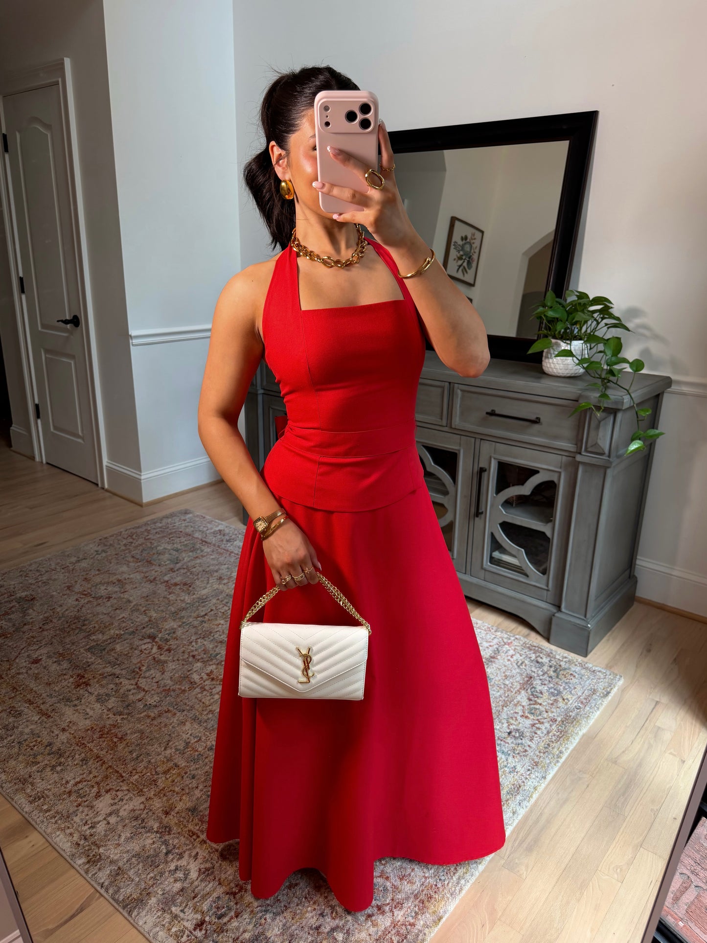 Love Letter Red Top & Skirt Set