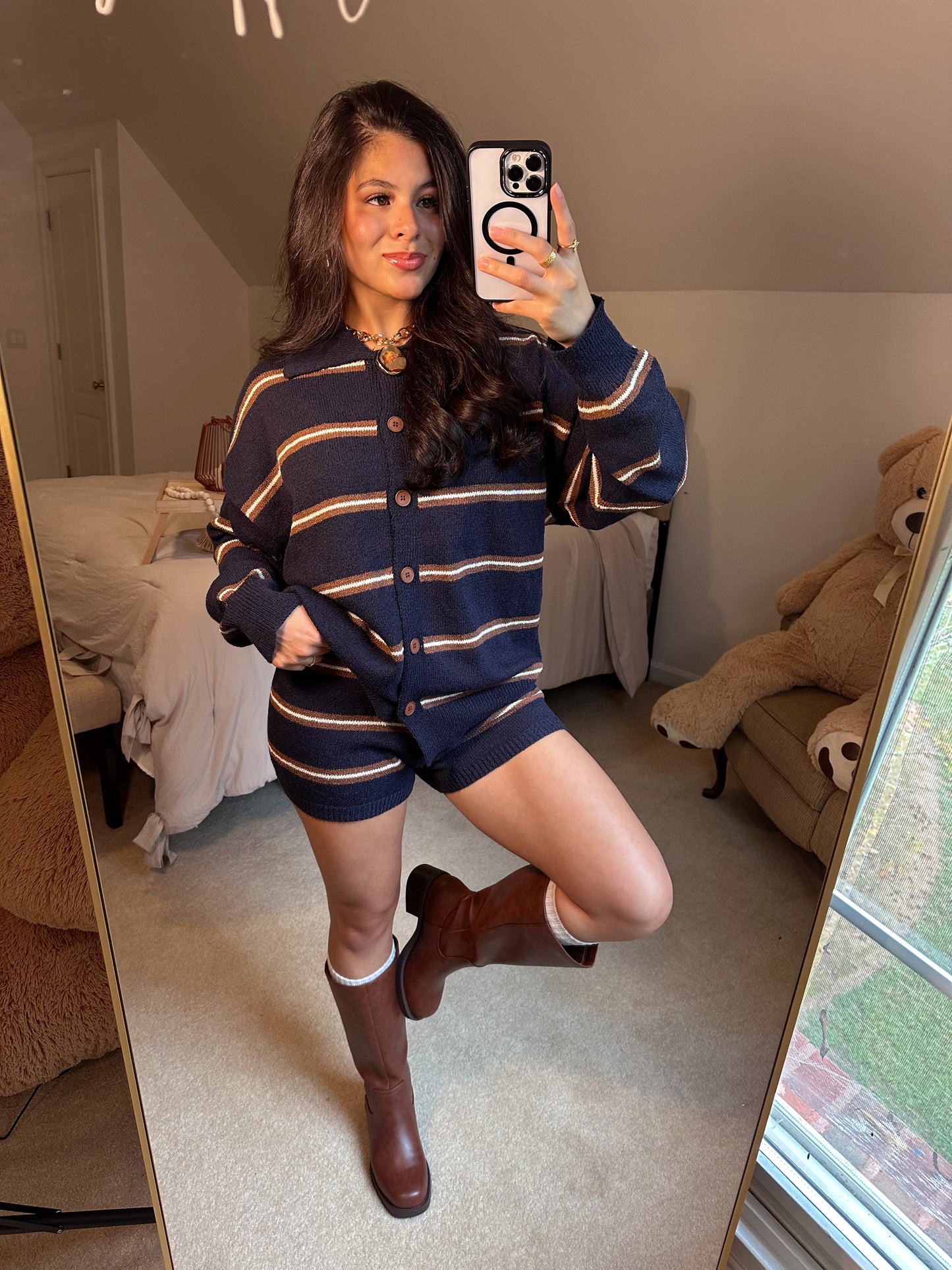 Midnight Mocha Knit Set