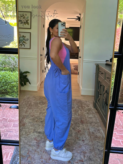 Periwinkle Slouchy Jumpsuit