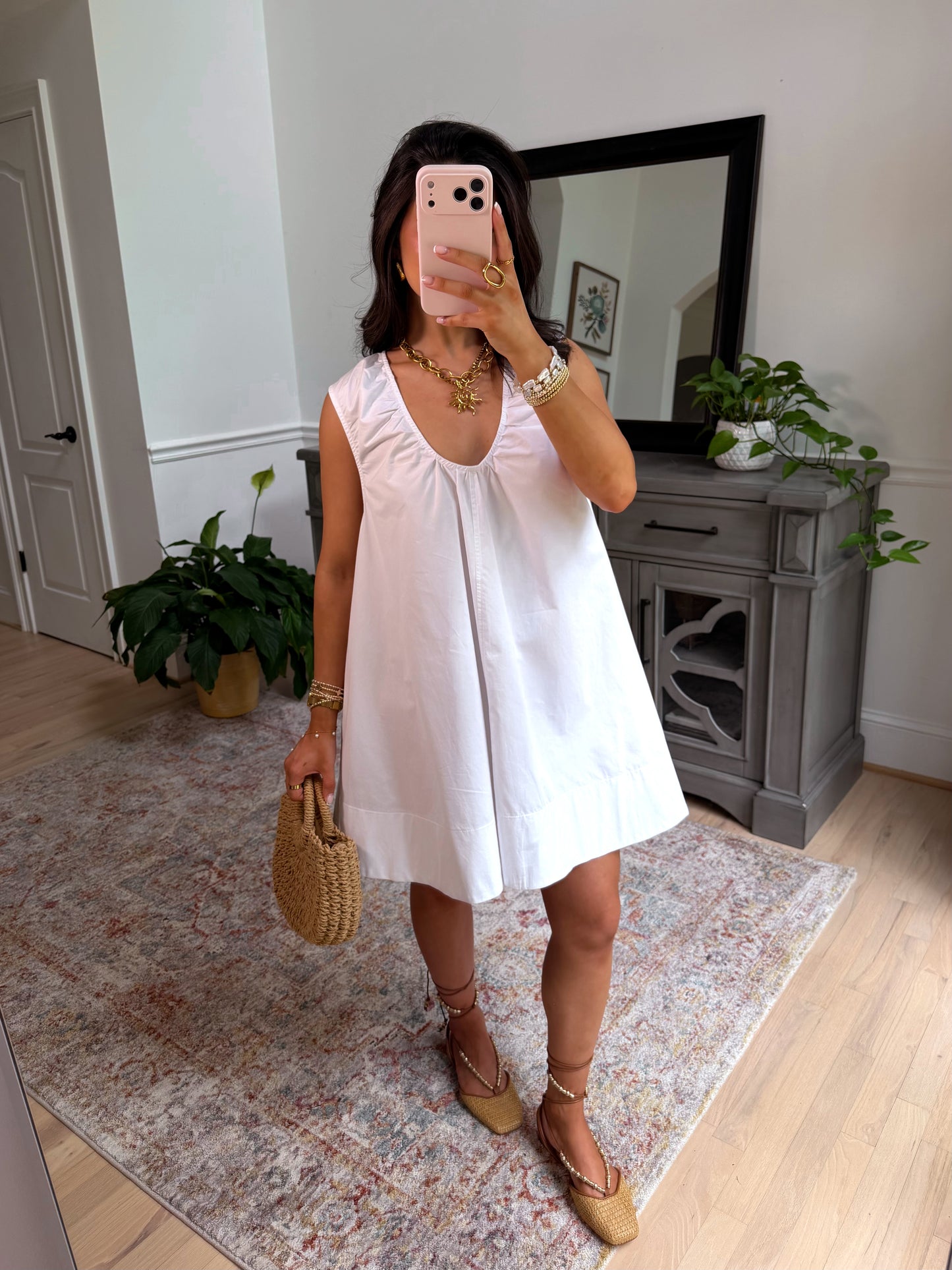 Coconut Flowy Dress