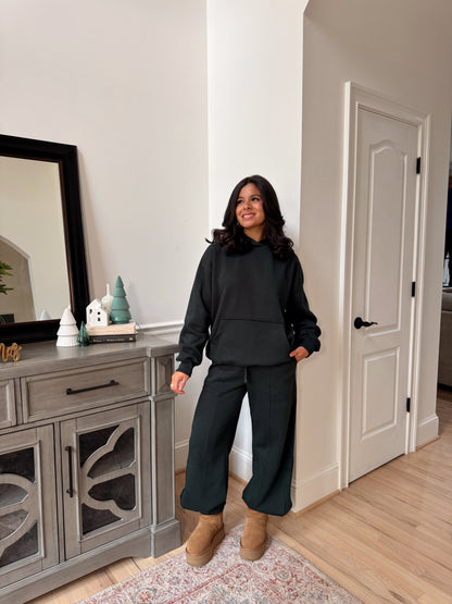 Forest Green Hoodie & Jogger Set