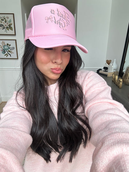 Coquette Pink Trucker Hat