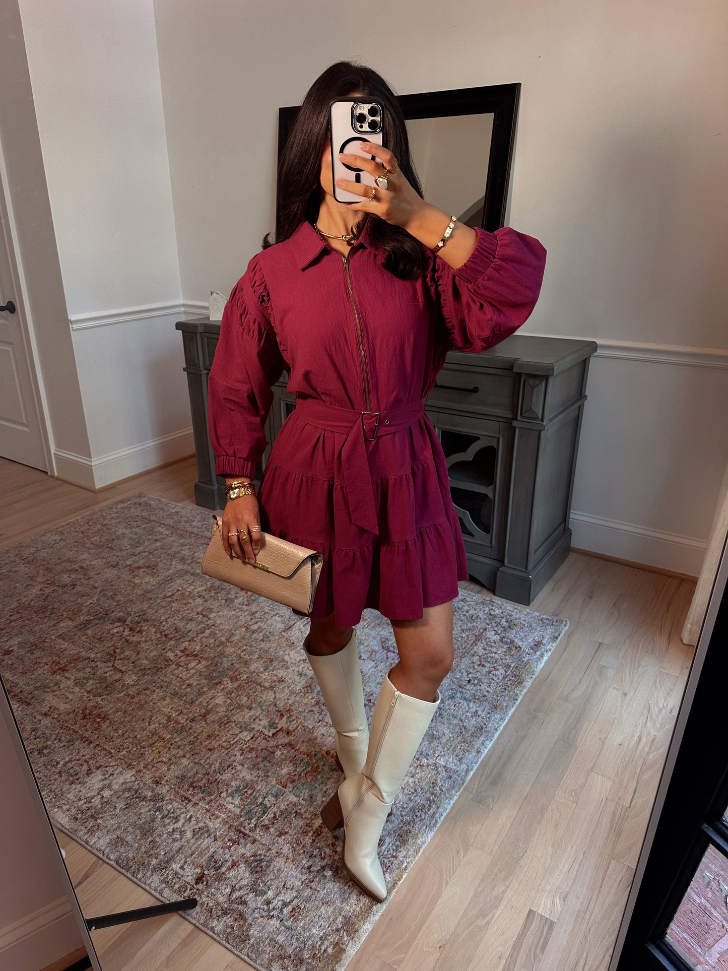 The Rich Roast Plum Dress