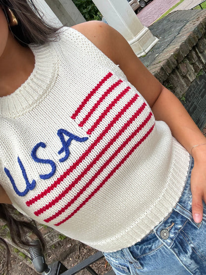 USA Knit Tank