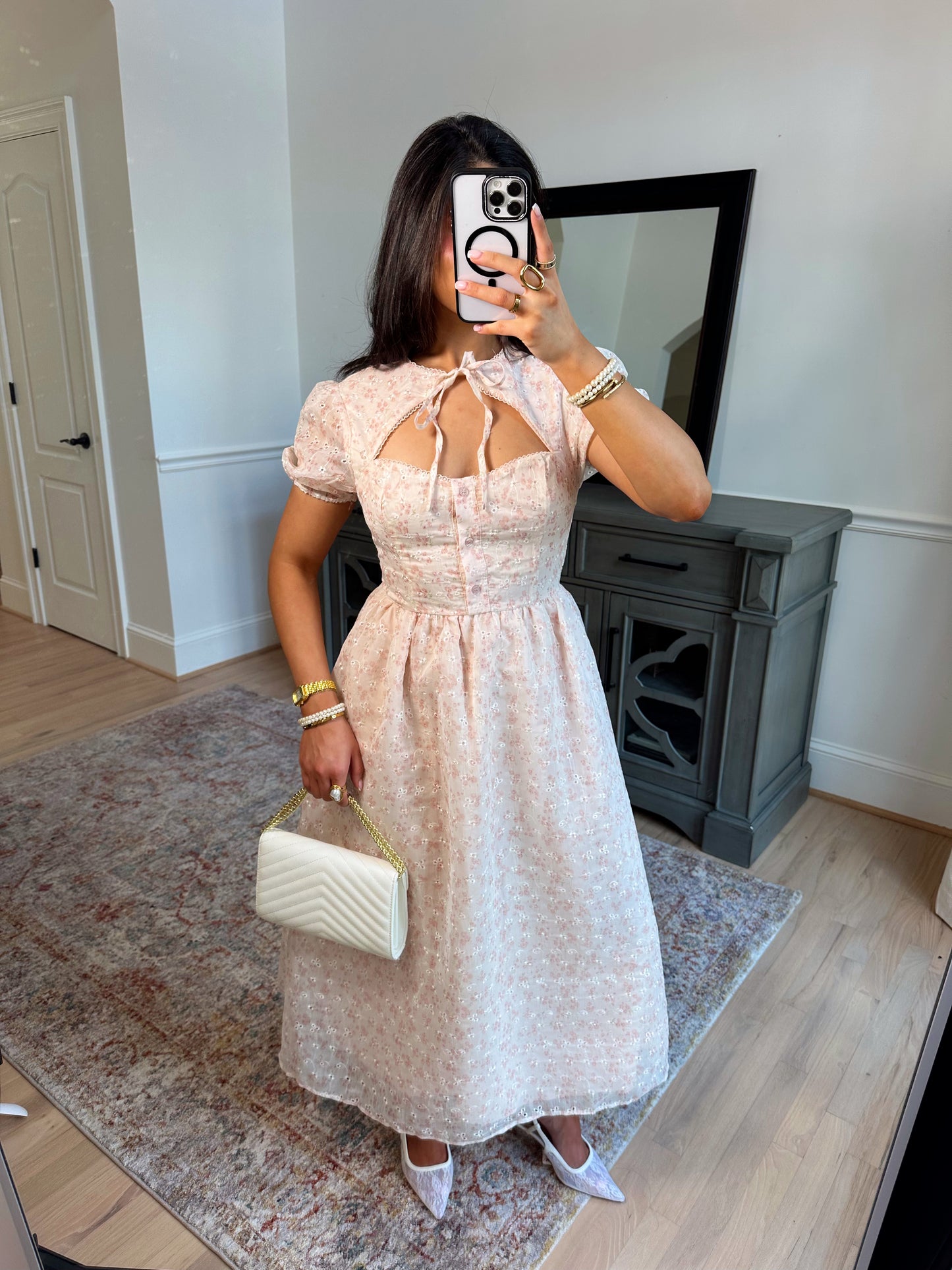 Fiore Elegance Midi Dress