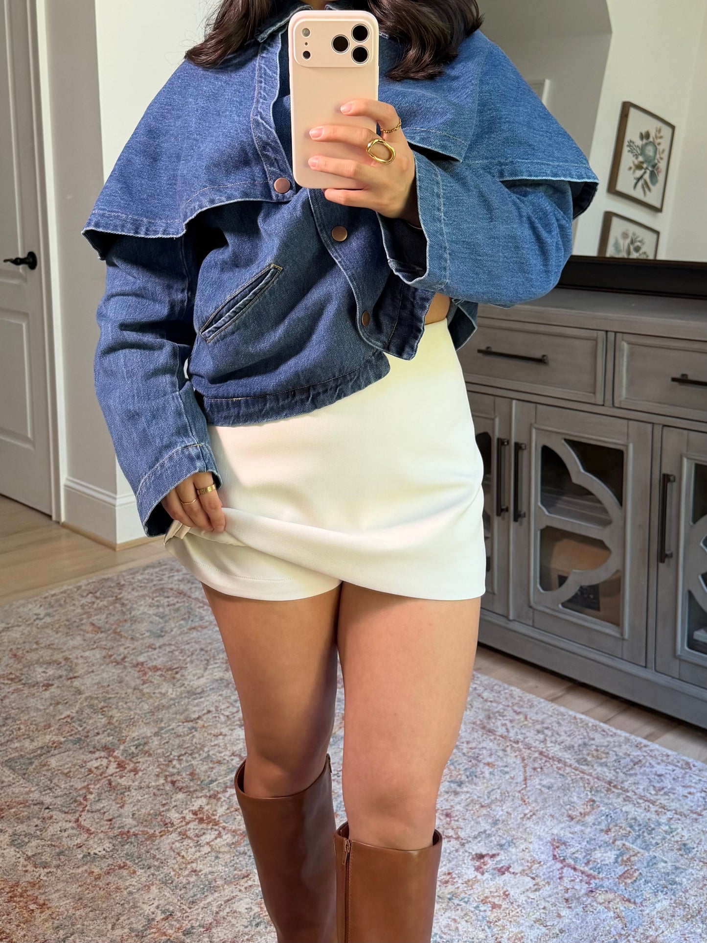 Off White Luxe Skort