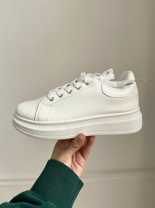 Classic White Platform Sneaker