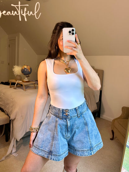 White Tank Bodysuit