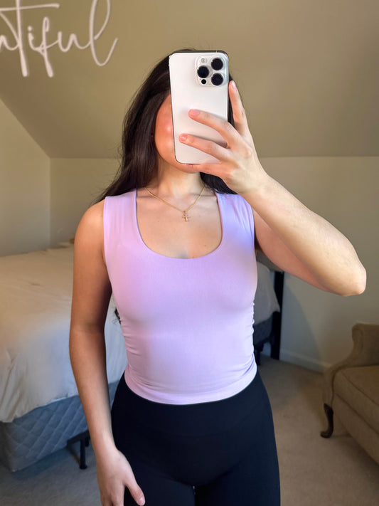 Lilac Buttery Soft Tank