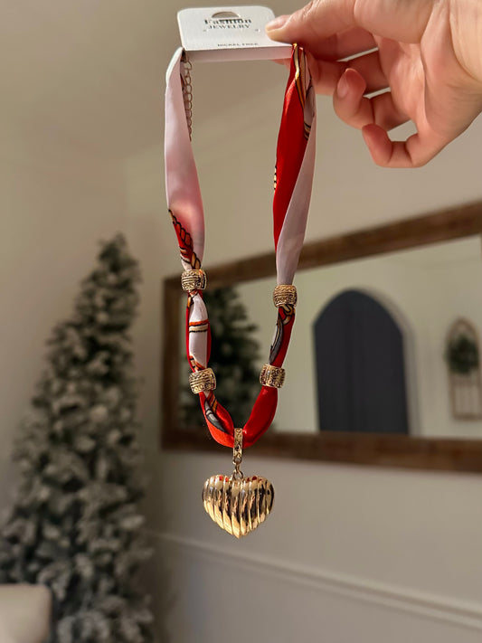 Lover Girl Scarf Necklace