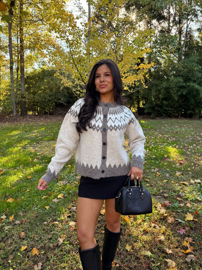Nordic Haven Knit Cardigan