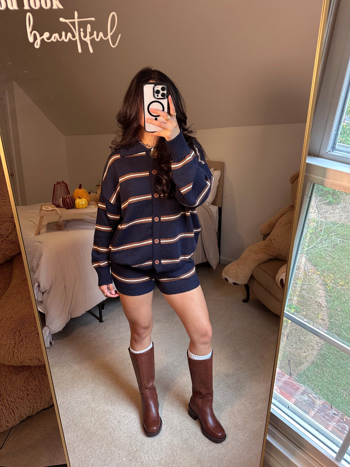 Midnight Mocha Knit Set