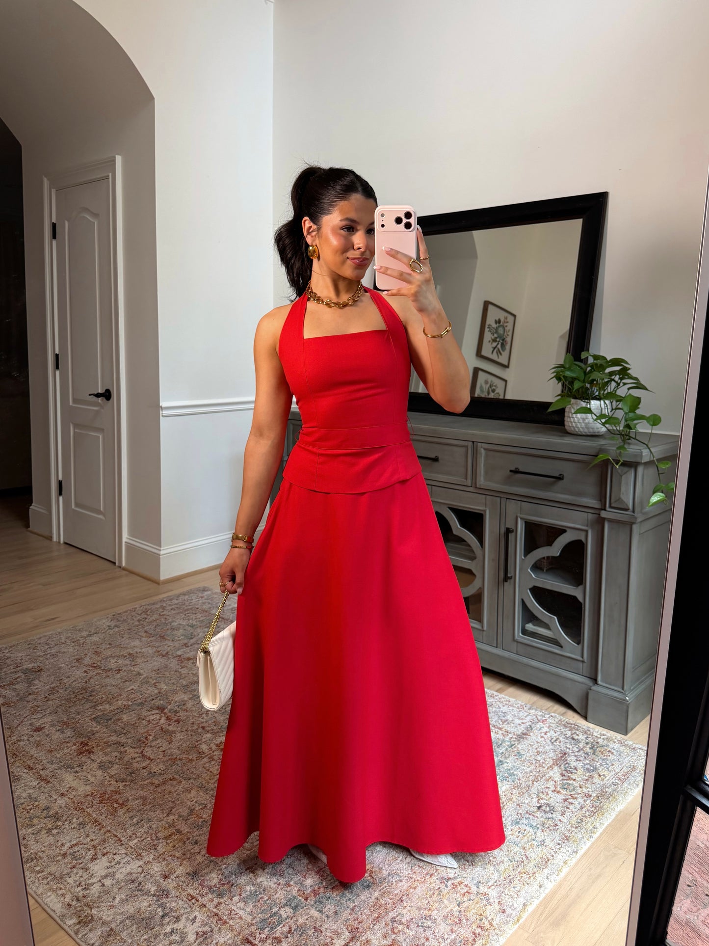 Love Letter Red Top & Skirt Set