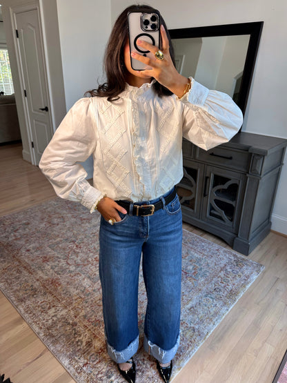 Sunday Brunch Button-Up Top